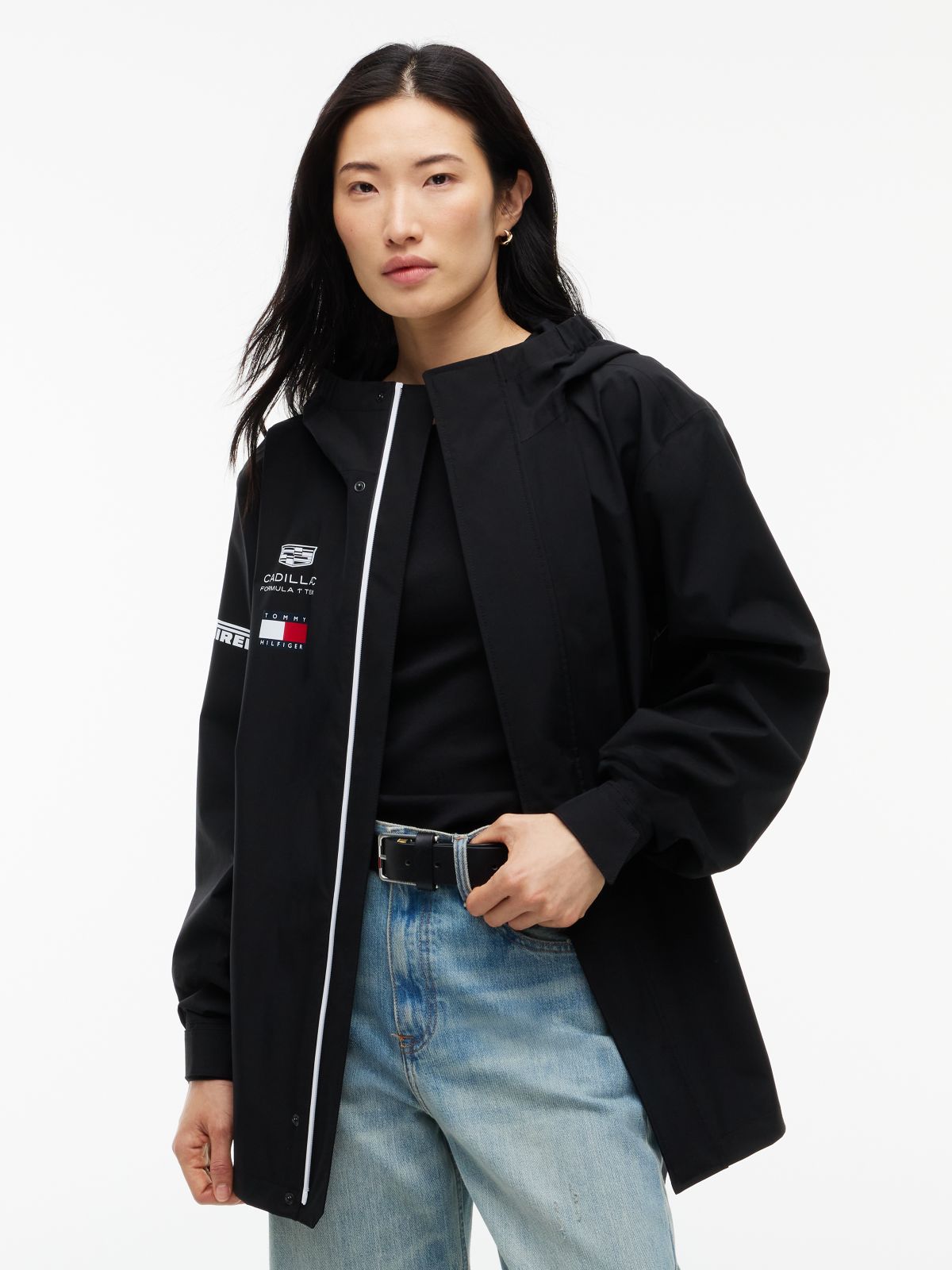 Tommy x Cadillac F1® Team Replica Windbreaker — Black