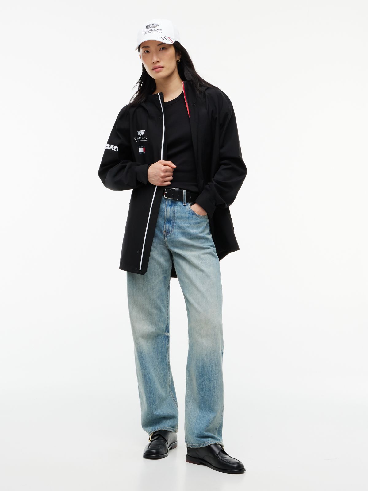 Tommy x Cadillac F1® Team Replica Windbreaker — Black