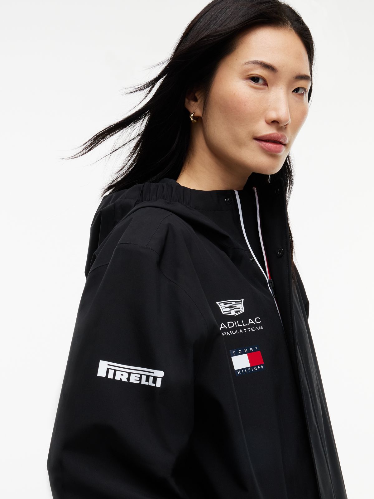 Tommy x Cadillac F1® Team Replica Windbreaker — Black
