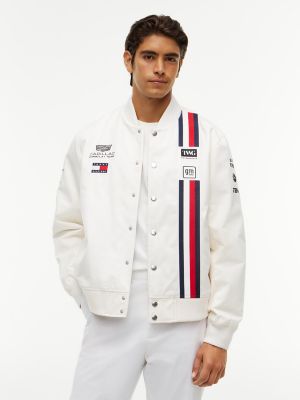 Tommy x Cadillac F1&reg; Team Special Fanwear Bomber, White