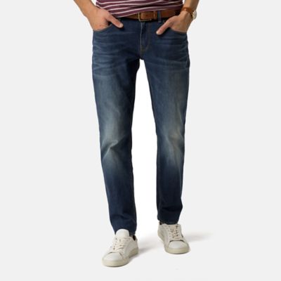tommy hilfiger men's straight fit stretch jeans
