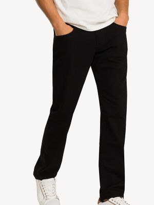 Straight Fit Black Jean | Tommy Hilfiger