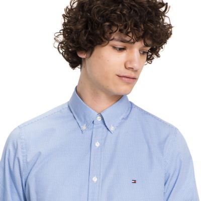 tommy hilfiger black slim fit shirt
