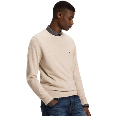 Cotton Cashmere Crewneck Sweater 