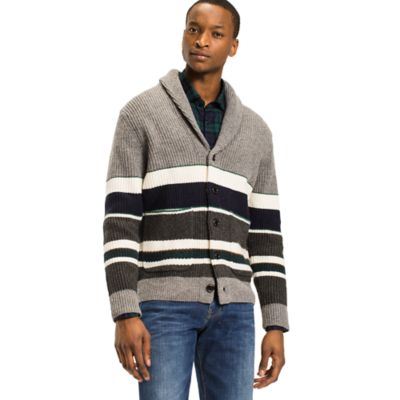 tommy hilfiger shawl collar cardigan