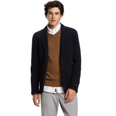 tommy hilfiger knit blazer