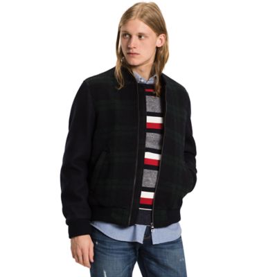 tommy jeans ribbed bomber jacket