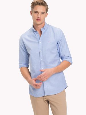 stretch oxford muscle fit shirt