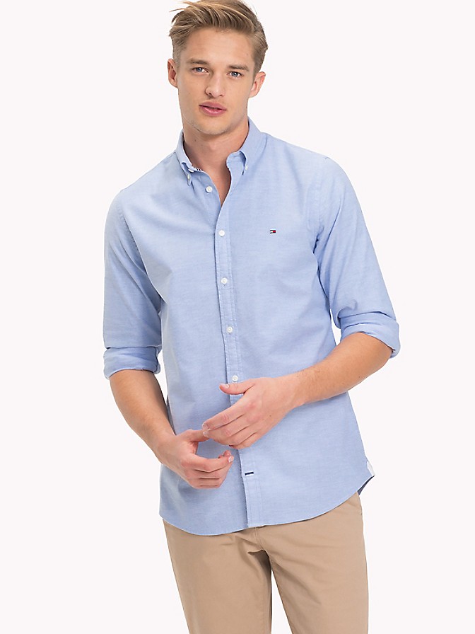 NEW TO SALE Slim Fit Stretch Cotton Oxford Shirt