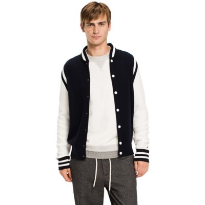 tommy hilfiger baseball sweater