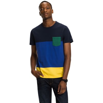 tommy hilfiger colorblock tee