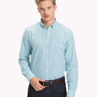 tommy hilfiger mens formal shirts