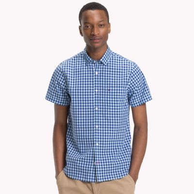 Gingham Short-Sleeve Shirt | Tommy Hilfiger