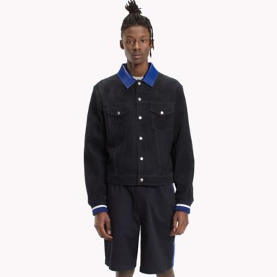 tommy hilfiger suede jacket