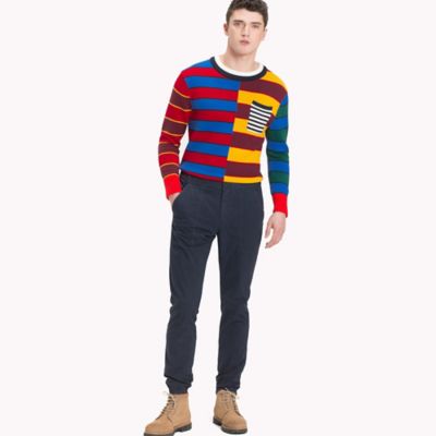 hilfiger striped sweater