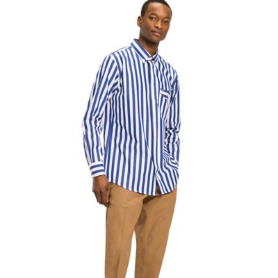 tommy hilfiger mens striped shirt