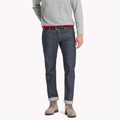 tommy hilfiger men's straight fit stretch jeans