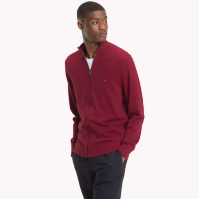 tommy hilfiger maroon sweater