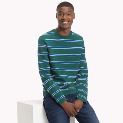 tommy hilfiger cotton silk crew neck