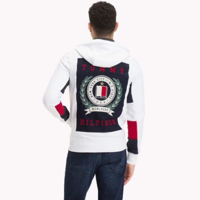 tommy crest hoodie