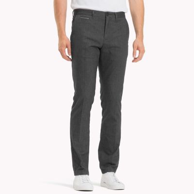 Straight Fit Grey Chino | Tommy Hilfiger