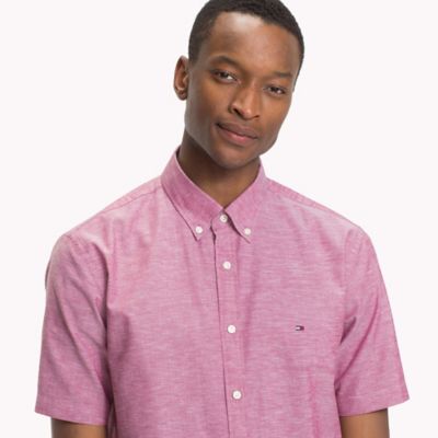 tommy hilfiger poplin shirt