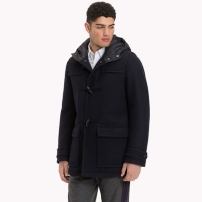 tommy hilfiger men's wool coat