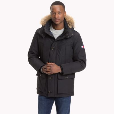 hooded down jacket tommy hilfiger