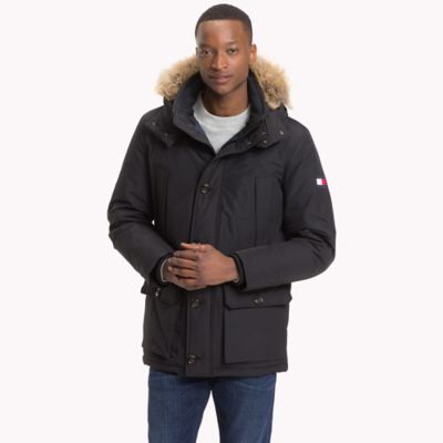 tommy hooded down jacket