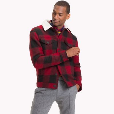 tommy jeans tartan hoodie