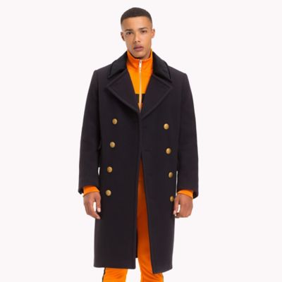 tommy hilfiger italian wool topcoat