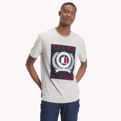 tommy jeans crest t shirt