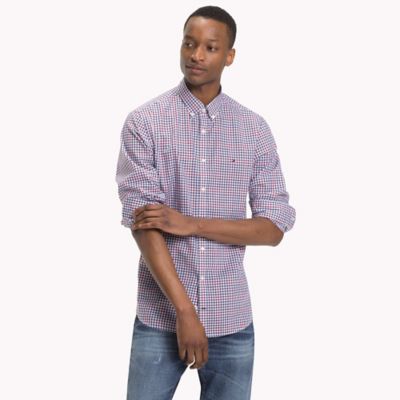 tommy hilfiger poplin shirt