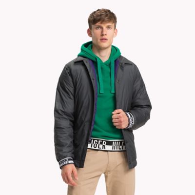 tommy jeans padded coach jacket