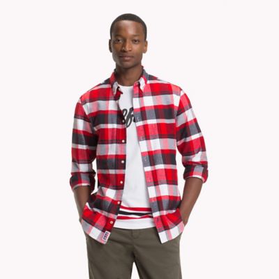 Lightweight Flannel Plaid Shirt | Tommy 