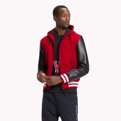 tommy hilfiger varsity jacket mens