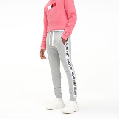 tommy hilfiger tape logo jog pant