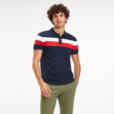 Slim Fit Chest Stripe Polo | Tommy Hilfiger