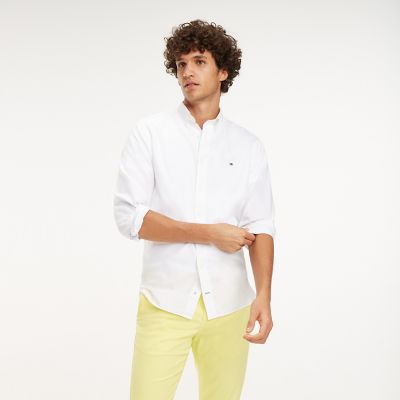 Cotton Linen Dobby Shirt | Tommy Hilfiger