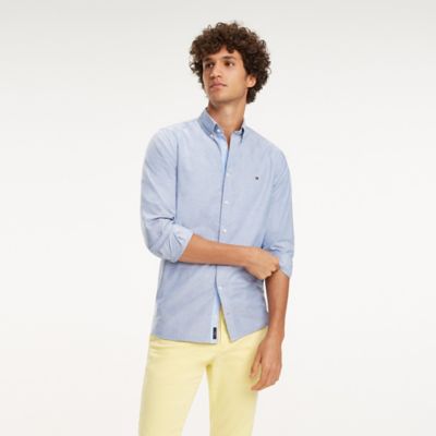 tommy hilfiger organic oxford shirt