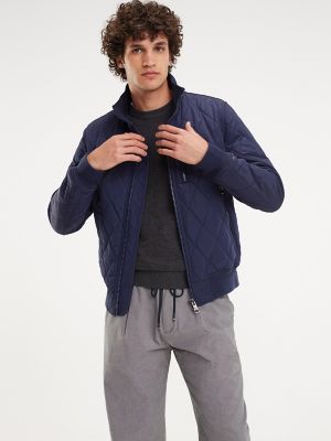 quilted tommy hilfiger jacket