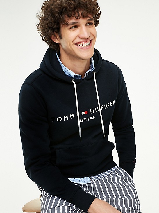 Tommy Hilfiger Men's Tommy Logo Hoody Sweatshirt