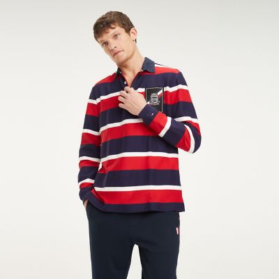 tommy hilfiger crest rugby shirt