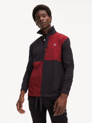 tommy hilfiger maroon shirt