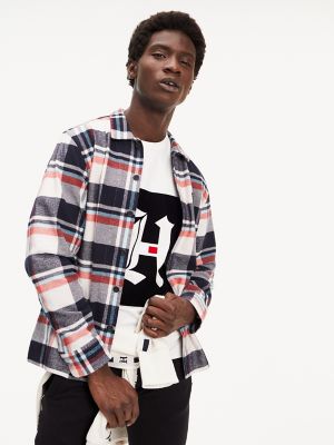 tommy hilfiger flannel jacket