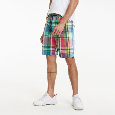 tommy hilfiger plaid shorts