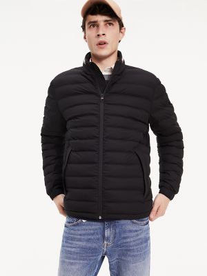 tommy quilted hooded jacket