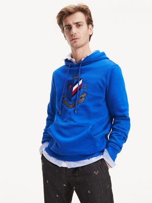 tommy hilfiger crest logo hoodie