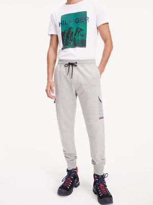 tommy hilfiger white sweatpants