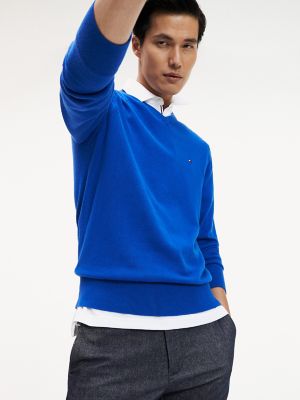 tommy hilfiger blue sweater